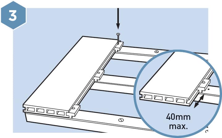 HD Composite Decking Fitting Guide - Step 3