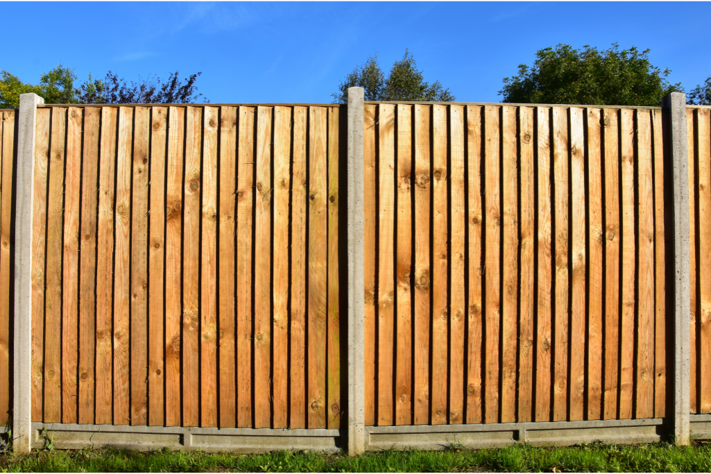 concrete fence posts