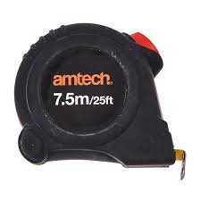 Amtech 7.5m Self Locking Measuring Tape