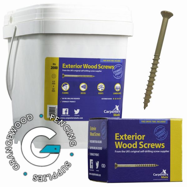 Nails Screws And Fixings Grangewood Fencing Supplies Ltd